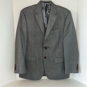Lauren Ralph Lauren mens grey sport coat blazer 2 button size 40S